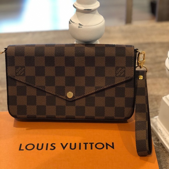 Louis Vuitton felicie pochette damier ebene - Picture 9 of 16